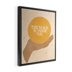 The Magic Is Inside You Framed Canvas Print Gallery Image 2