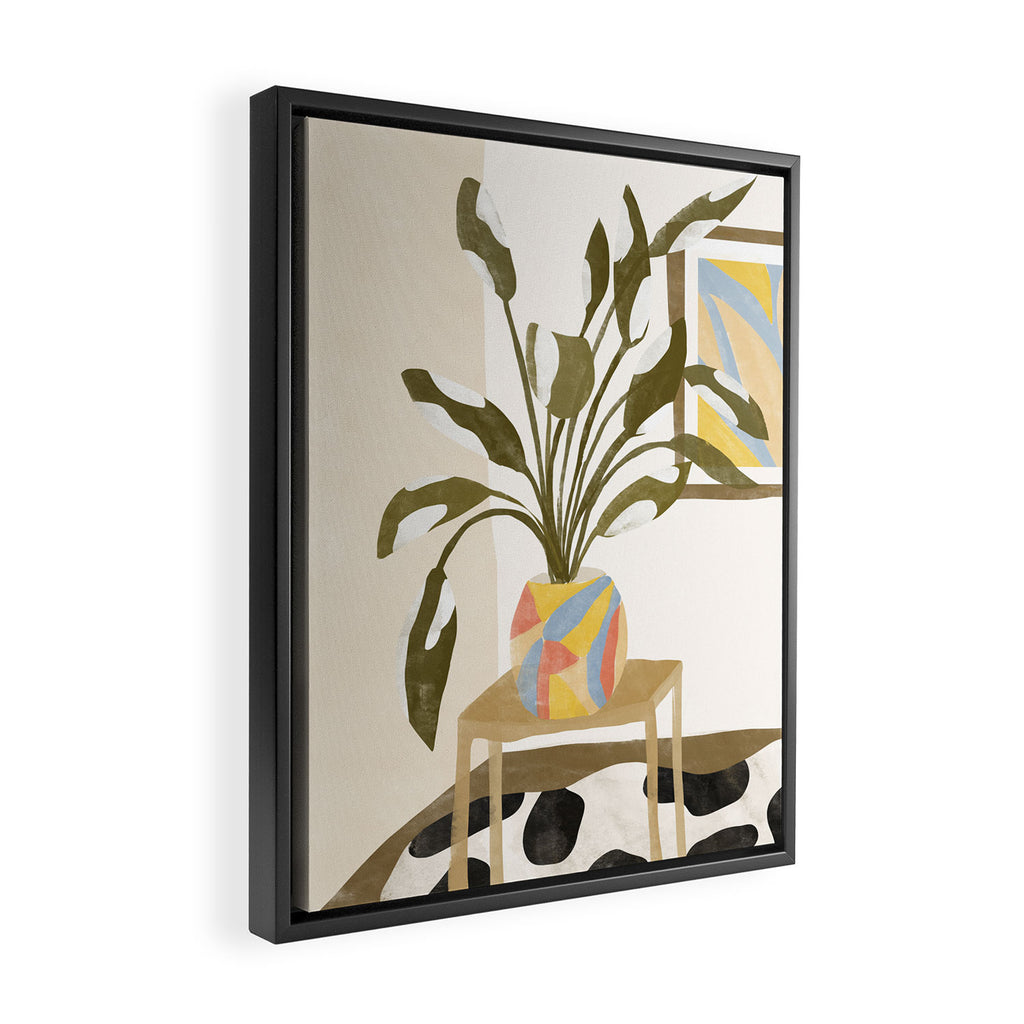 The Plant Room Framed Canvas Print Gallery Image 2
