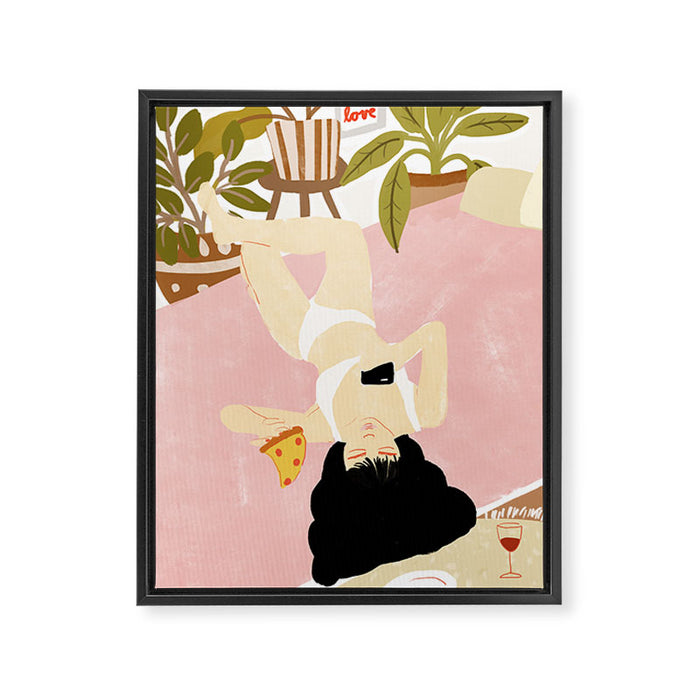 This is life Framed Canvas Print Gallery Image 1