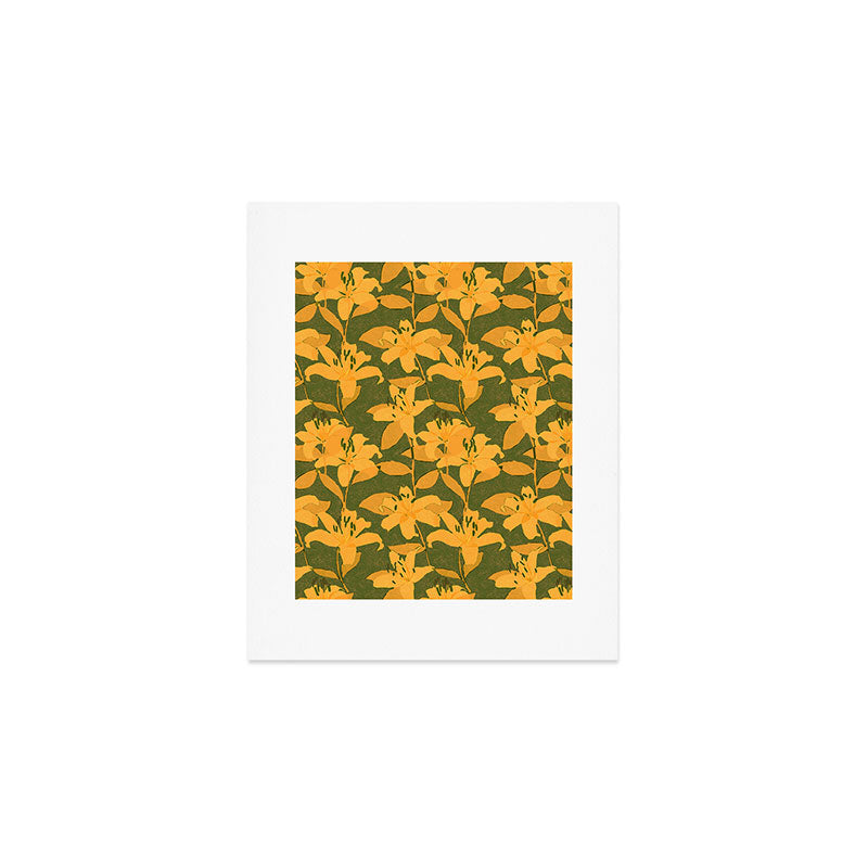 Tiger Lily (ORANGE) Art Print Gallery Image 1
