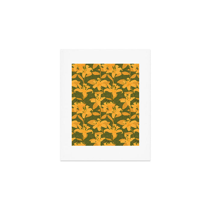 Tiger Lily (ORANGE) Art Print Gallery Image 1
