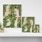 Tomato Girl Summer (BEIGE) Canvas Print Gallery Image 3