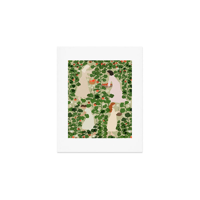 Tomato Girl Summer (BEIGE) Art Print Gallery Image 1
