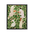 Tomato Girl Summer (BEIGE) Framed Canvas Print Gallery Image 6