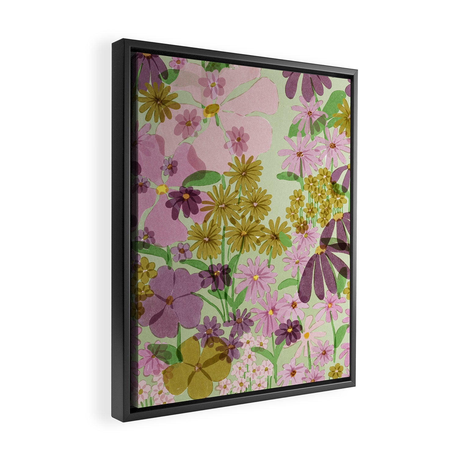 Vintage Garden Framed Canvas Print Gallery Image 2