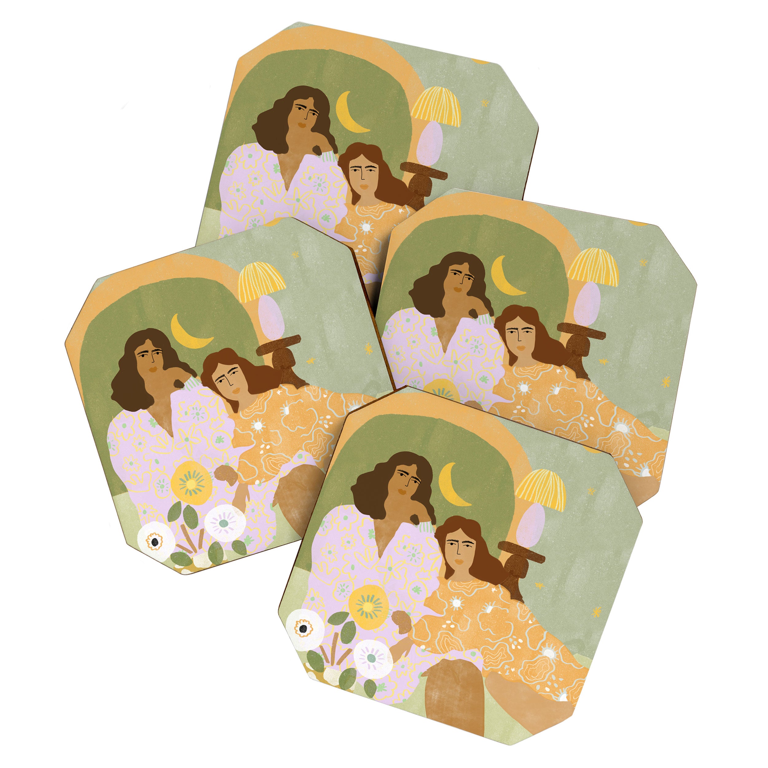 Violet Lamp Coaster Gallery Image 1