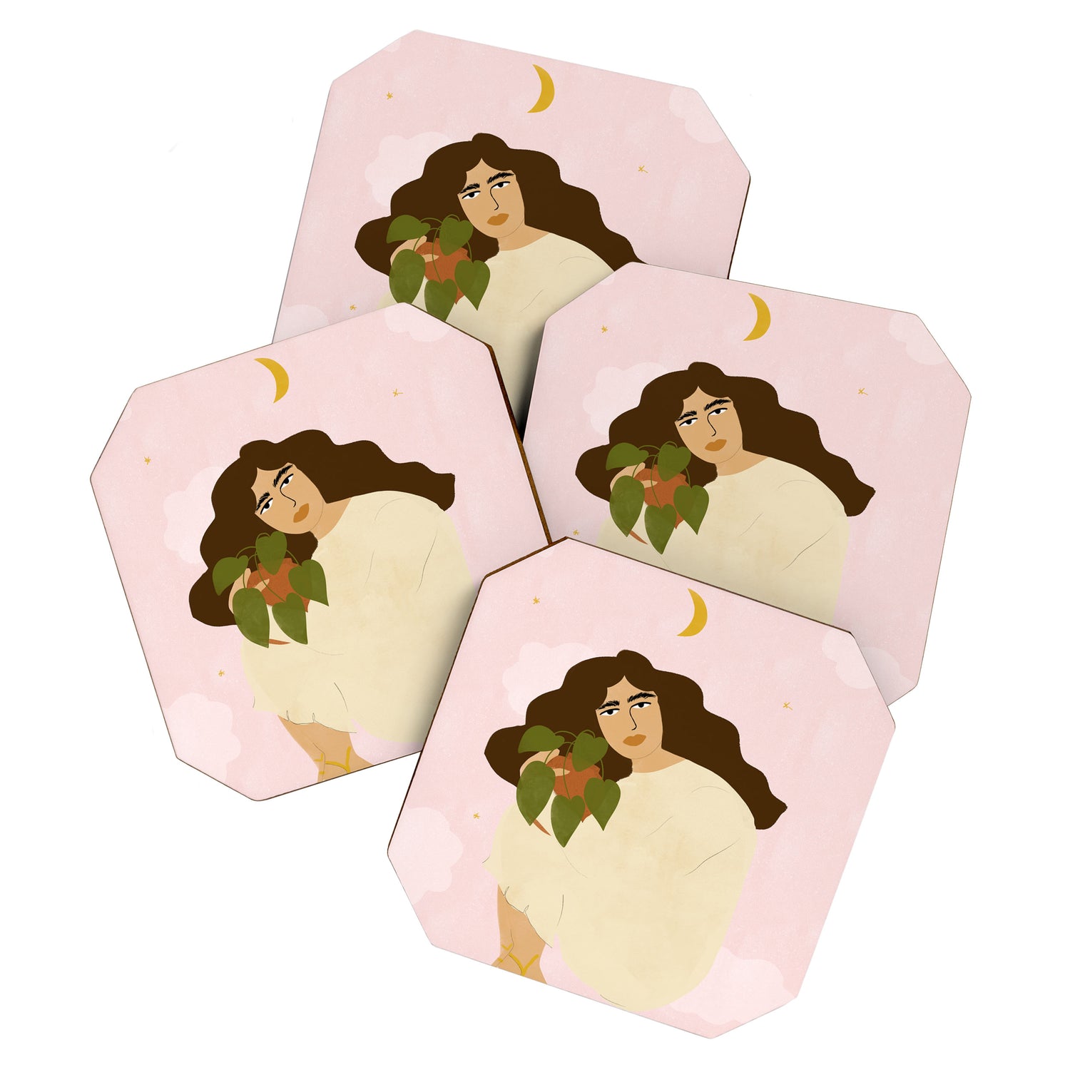 When You Have Strong Connection With Plants Coaster Gallery Image 1