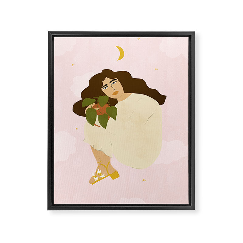 When You Have Strong Connection With Plants Framed Canvas Print Gallery Image 6