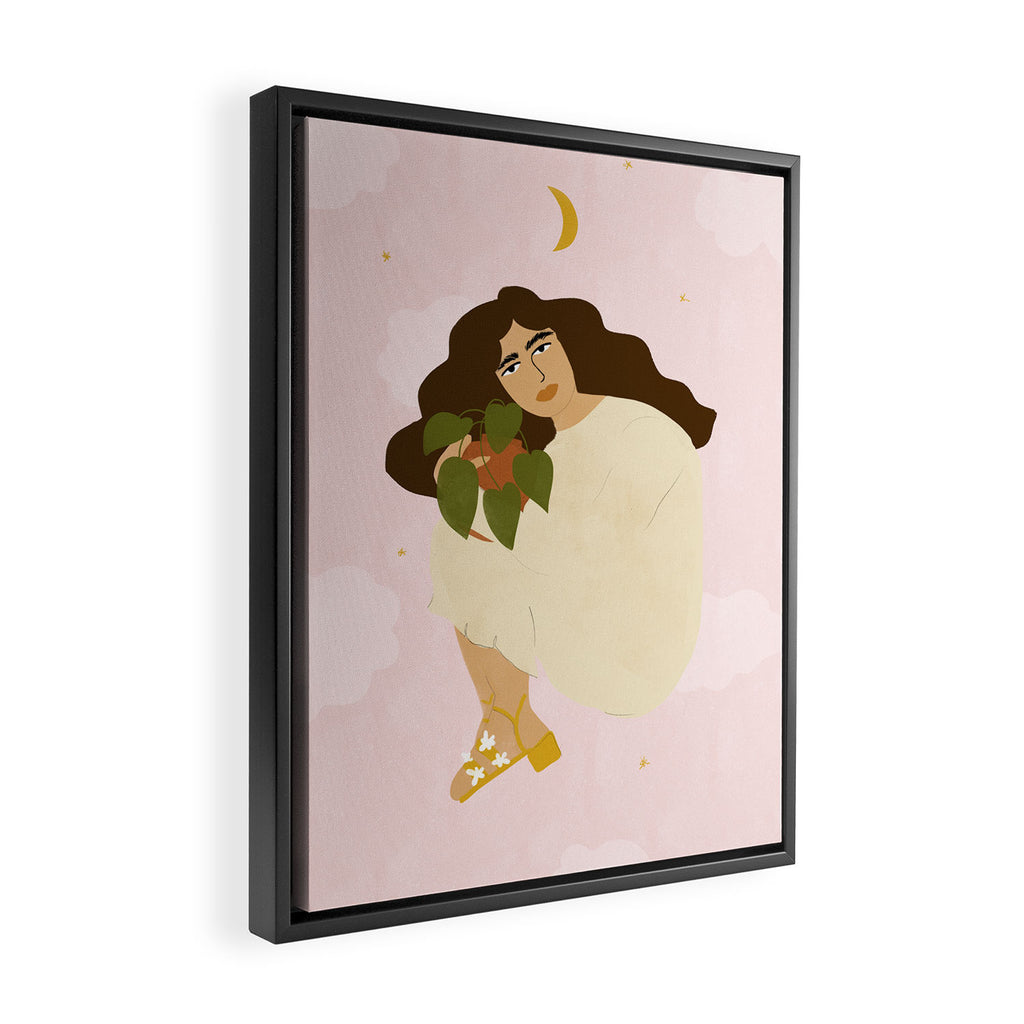 When You Have Strong Connection With Plants Framed Canvas Print Gallery Image 2
