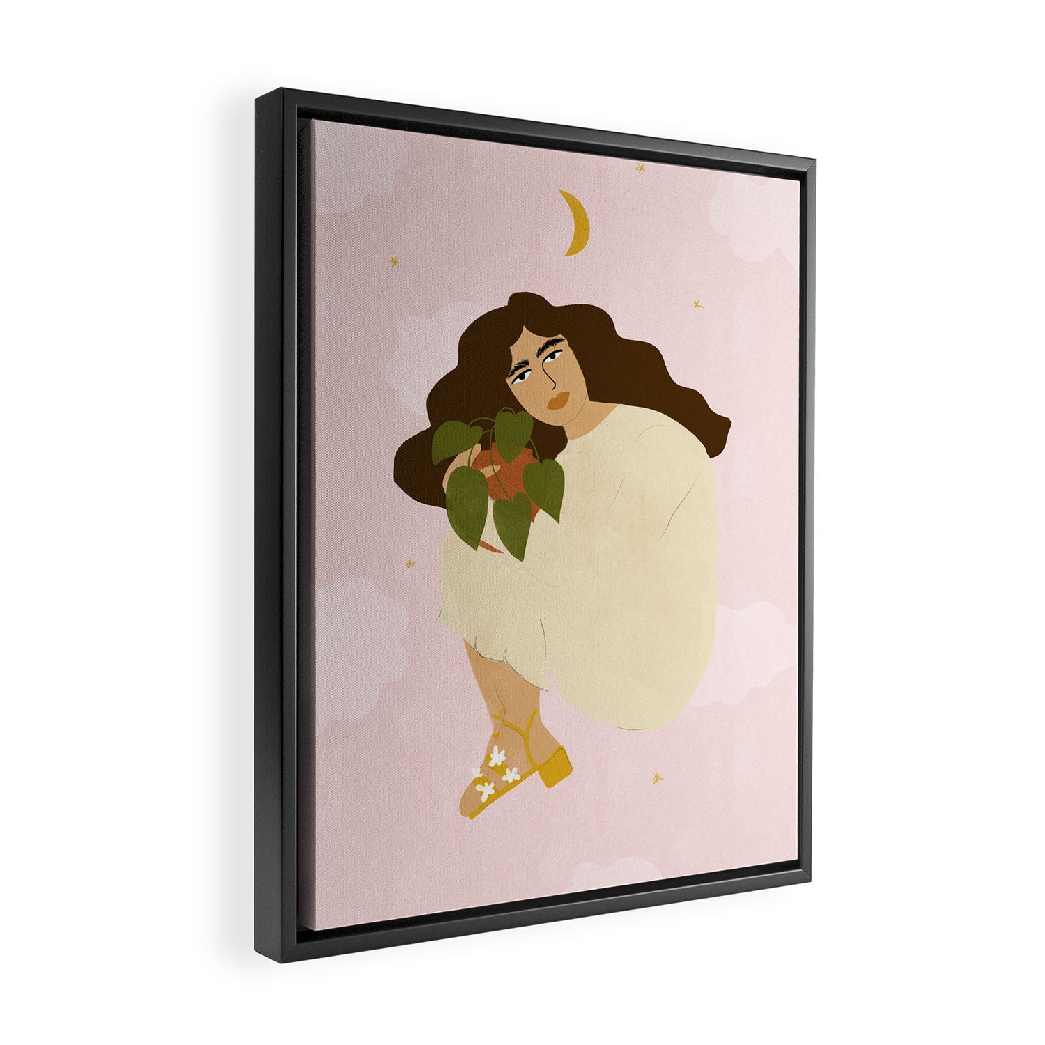 When You Have Strong Connection With Plants Framed Canvas Print Gallery Image 2