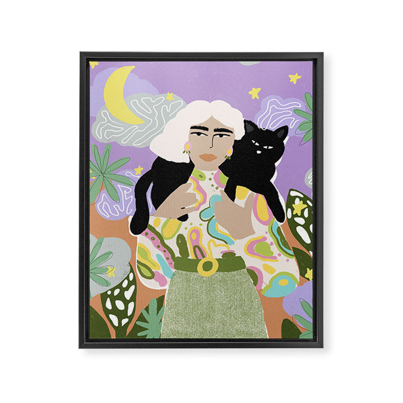 Witchy Woman Framed Canvas Print Gallery Image 6