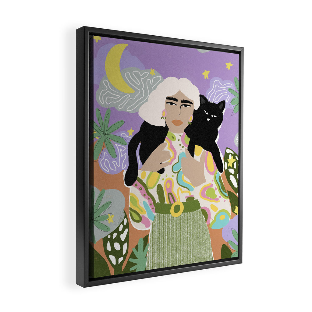 Witchy Woman Framed Canvas Print Gallery Image 2