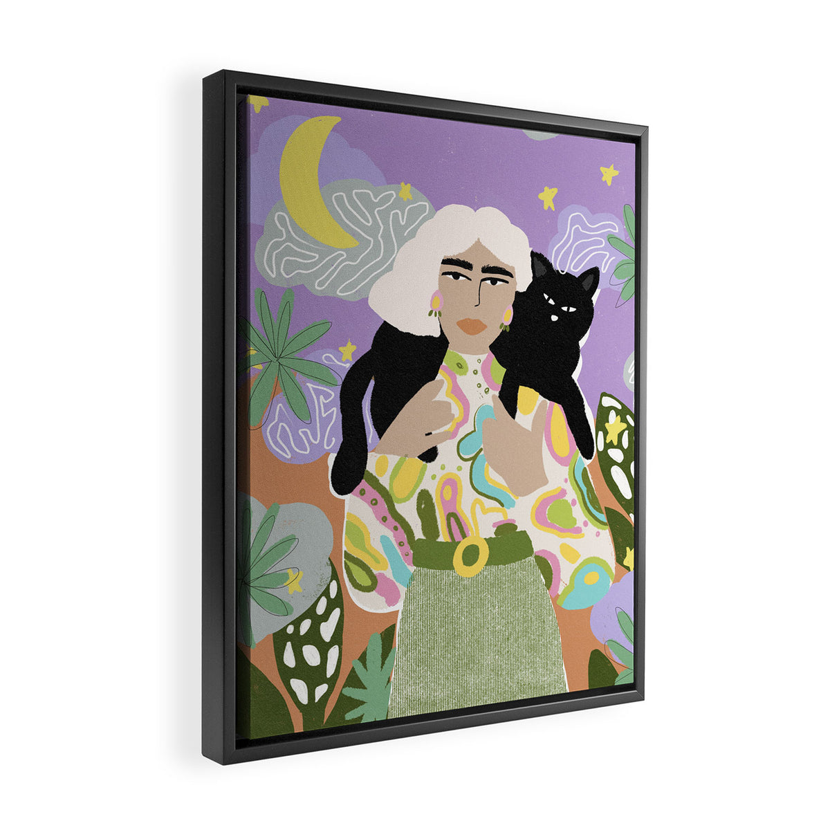 Witchy Woman Framed Canvas Print Gallery Image 2