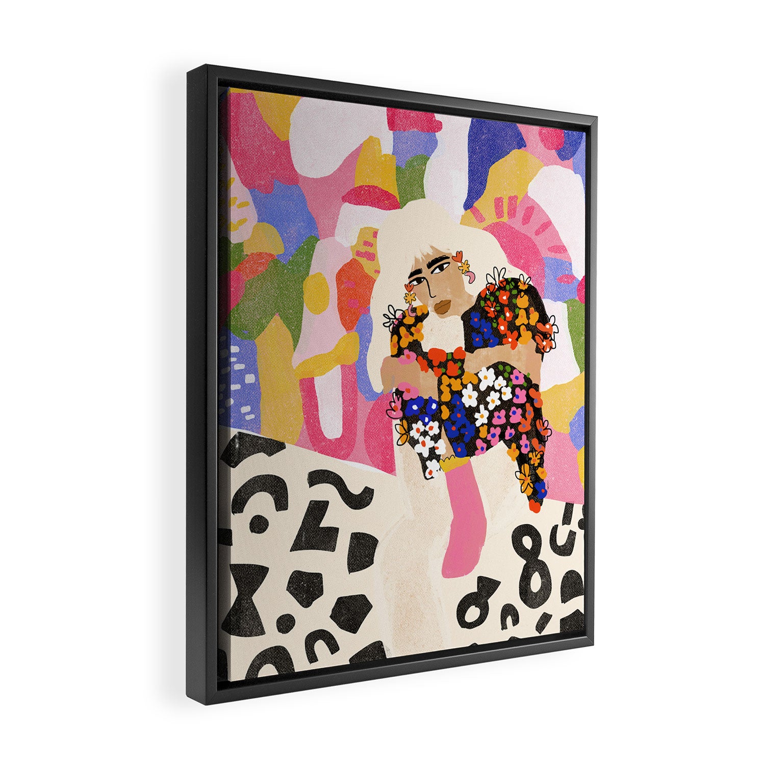 World Full Of Colors Framed Canvas Print Gallery Image 2