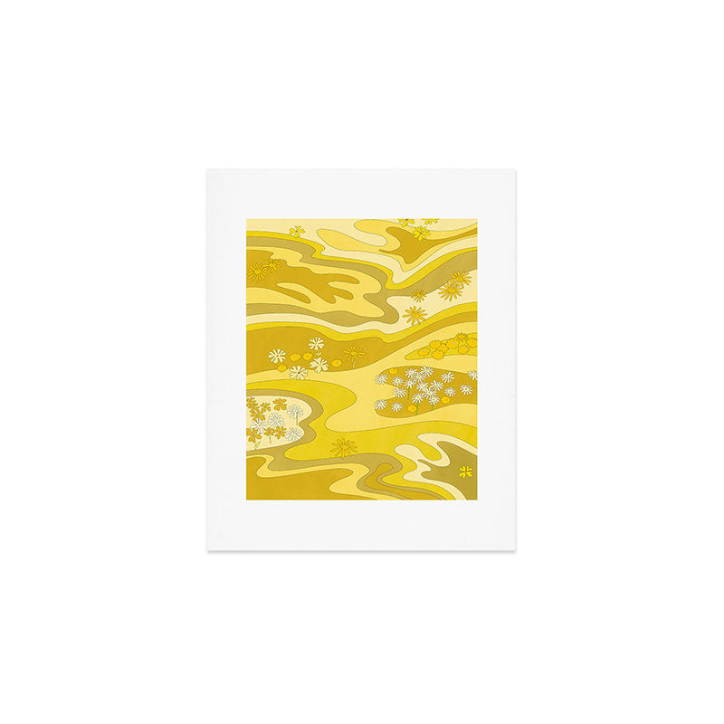 Yellow Garden Art Print Gallery Image 1