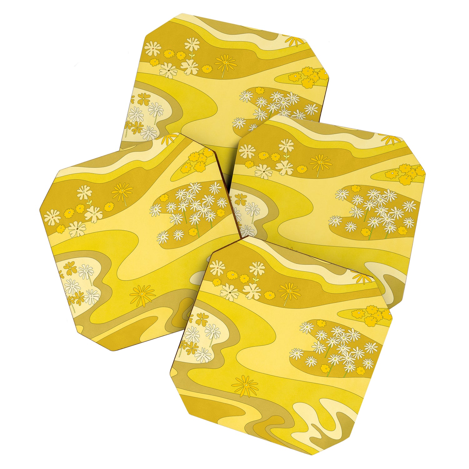 Yellow Garden Coaster Gallery Image 1