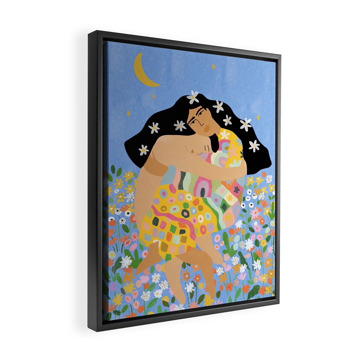 Yin Yang Framed Canvas Print Gallery Image 2