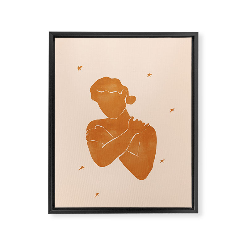 You Are Worthy Framed Canvas Print Gallery Image 6