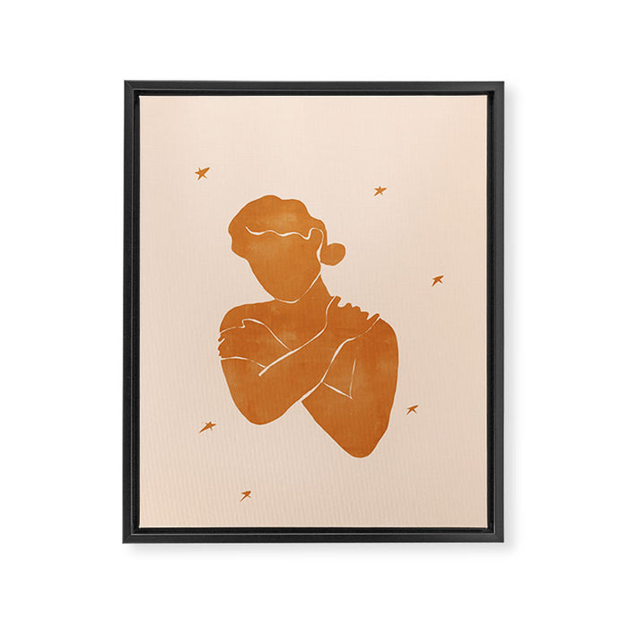 You Are Worthy Framed Canvas Print Gallery Image 1