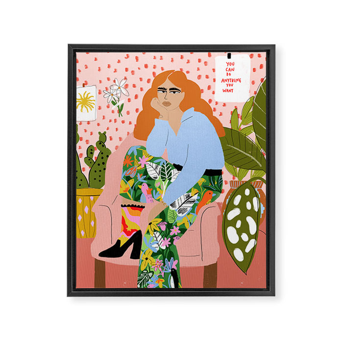 You can do everything you want Framed Canvas Print Gallery Image 1