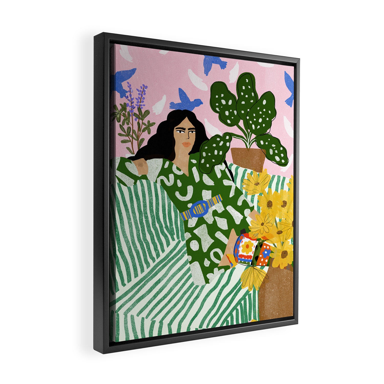 You Left Me Waiting Framed Canvas Print Gallery Image 2