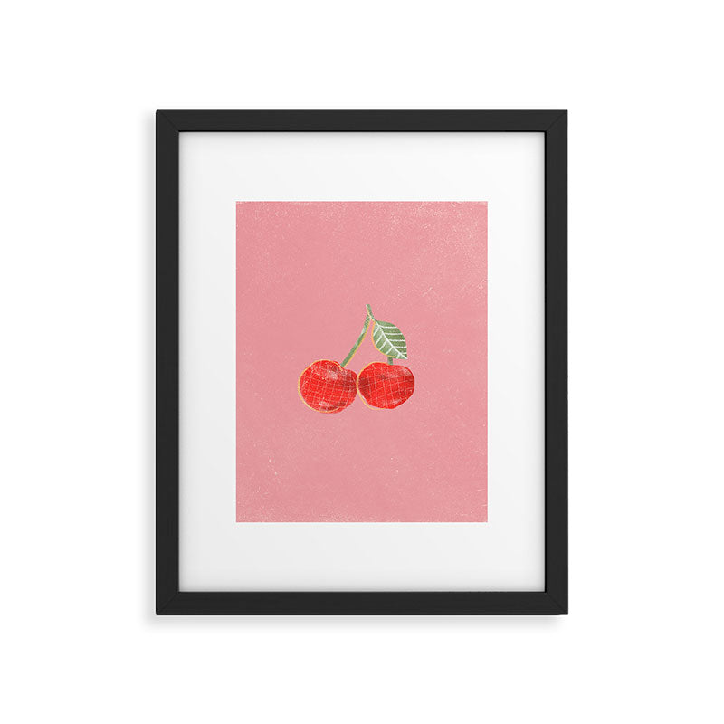 Yummi Cherry Framed Art Print Gallery Image 4