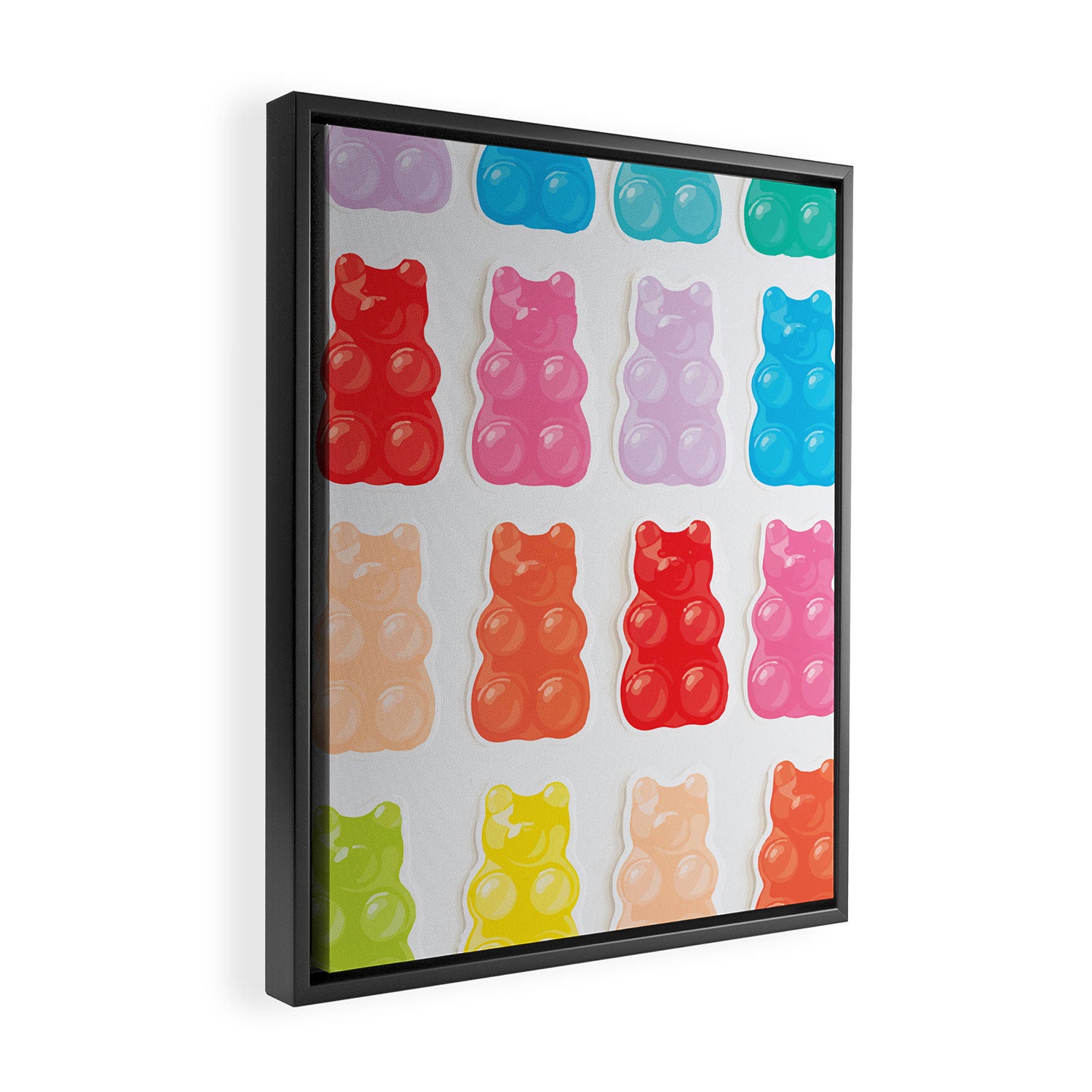 Gummy Bears Framed Canvas Print Gallery Image 2