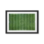 Soccer Field, Football Field, Green Grass Football Field Background Framed Art Print Gallery Image 2