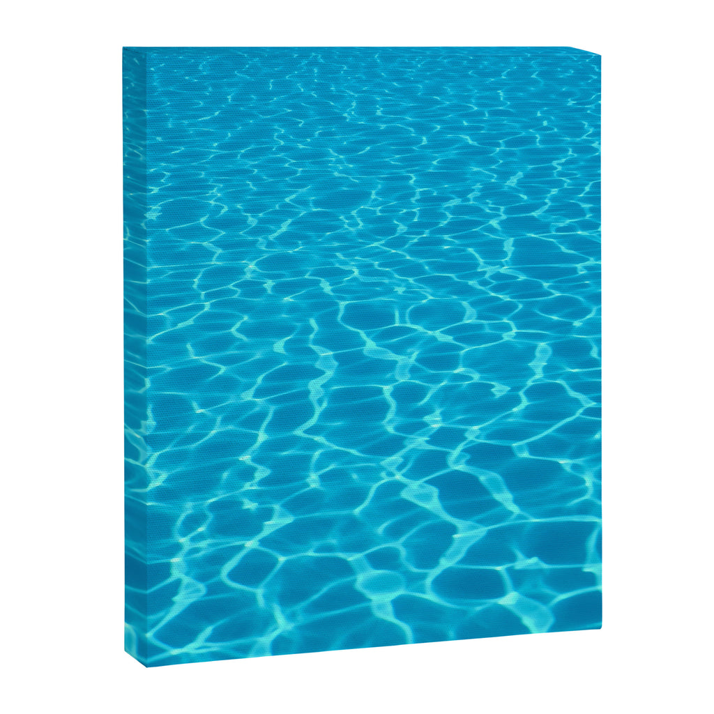 Swimming pool water sun reflection. Ripple Water. Canvas Print Gallery Image 6