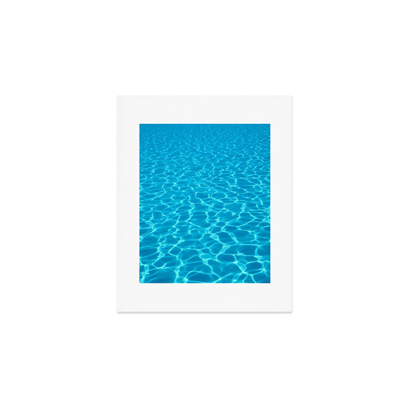 Swimming pool water sun reflection. Ripple Water. Art Print Gallery Image 1