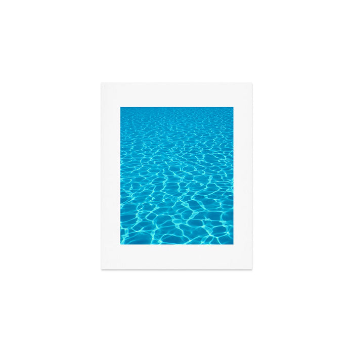 Swimming pool water sun reflection. Ripple Water. Art Print Gallery Image 1
