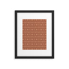 Adobe Cactus Pattern Framed Art Print Gallery Image 4