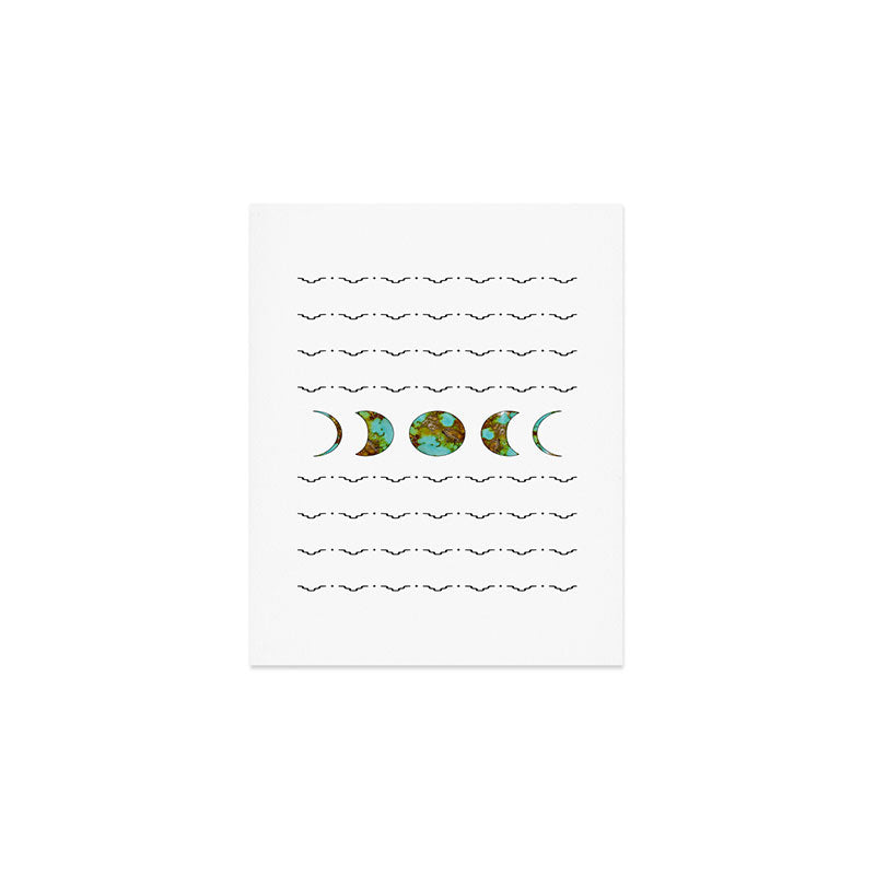 Aztec Moon Art Print Gallery Image 1