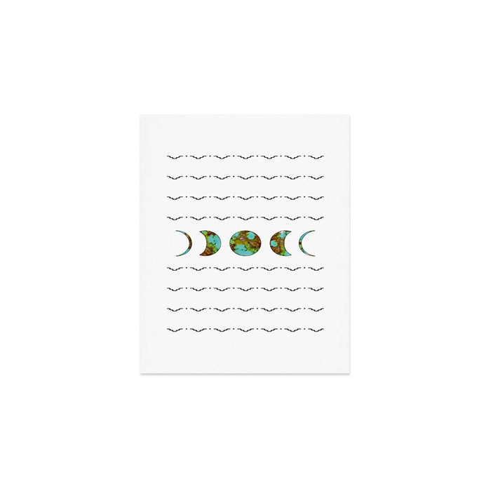 Aztec Moon Art Print Gallery Image 1