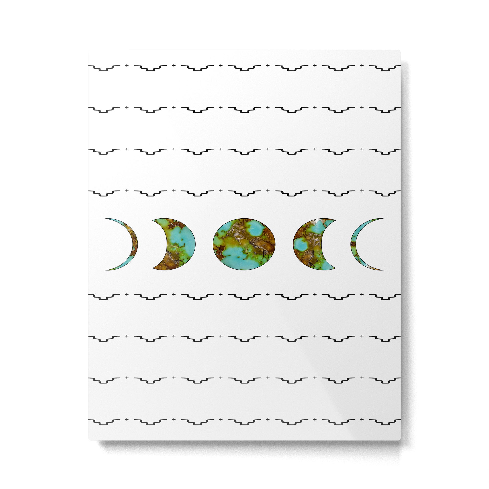 Aztec Moon Metal Print Gallery Image 4