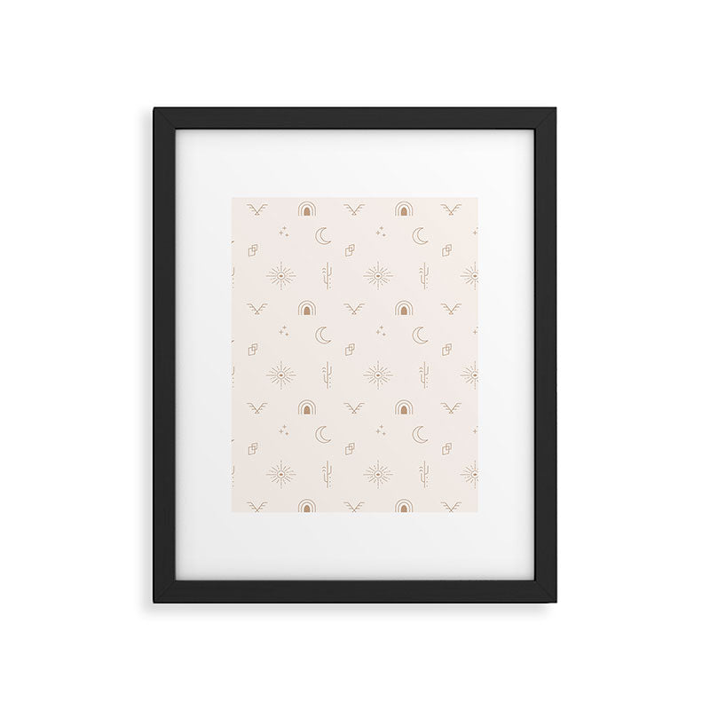 Bohemian Desert Neutrals Framed Art Print Gallery Image 6