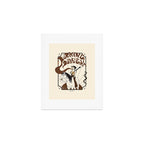 Burning Daylight - Black, Cream, Rust Art Print Gallery Image 1