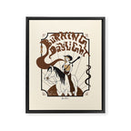 Burning Daylight - Black, Cream, Rust Framed Canvas Print Gallery Image 8