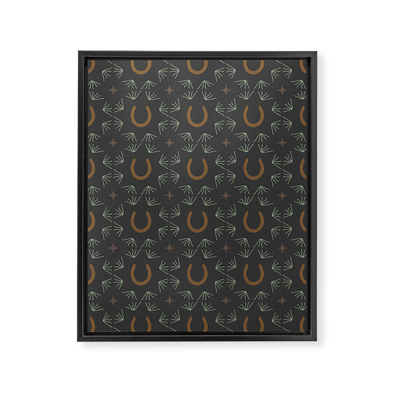 Burning Daylight Pattern  Framed Canvas Print Gallery Image 8