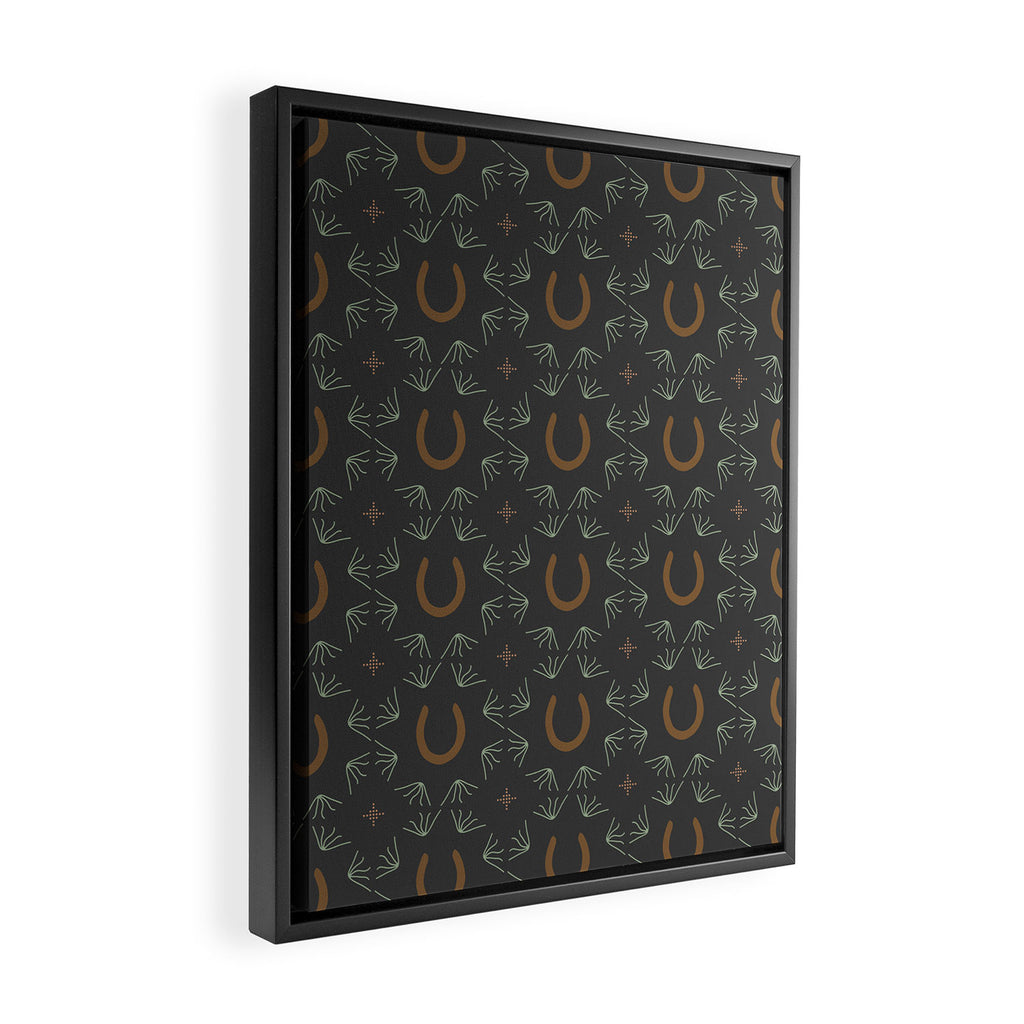 Burning Daylight Pattern  Framed Canvas Print Gallery Image 2