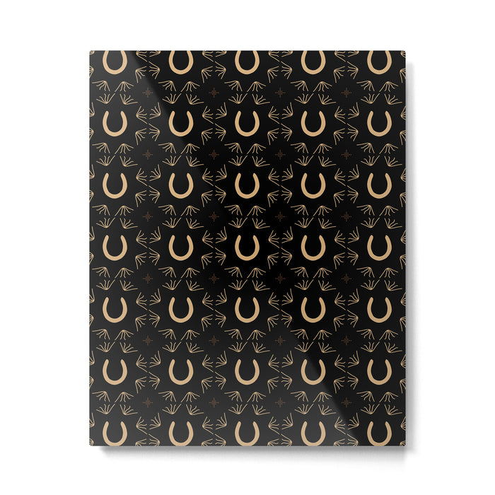 Burning Daylight Rustic Pattern Metal Print Gallery Image 1