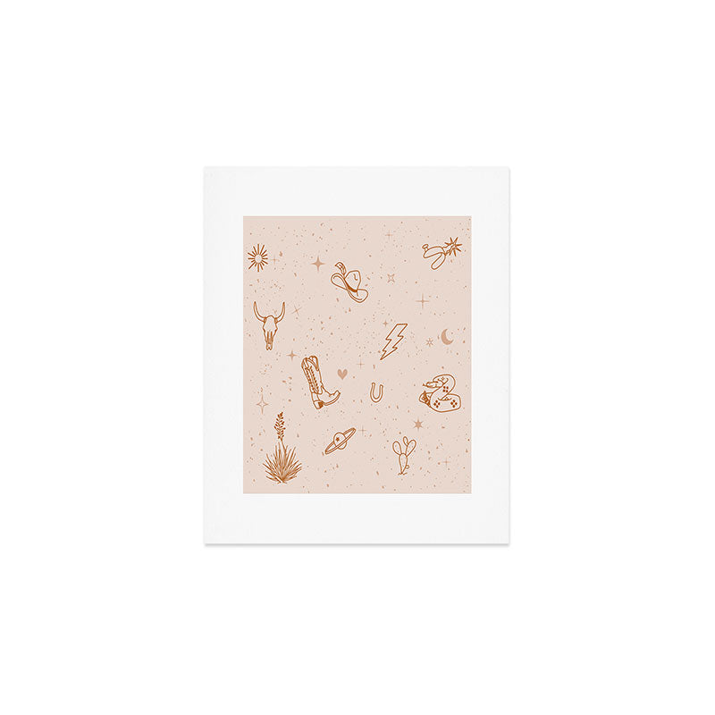 Cowboy Things Art Print Gallery Image 1