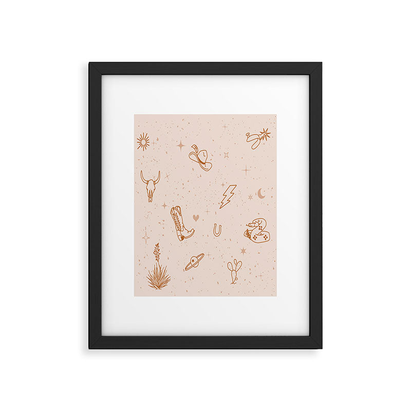 Cowboy Things Framed Art Print Gallery Image 4