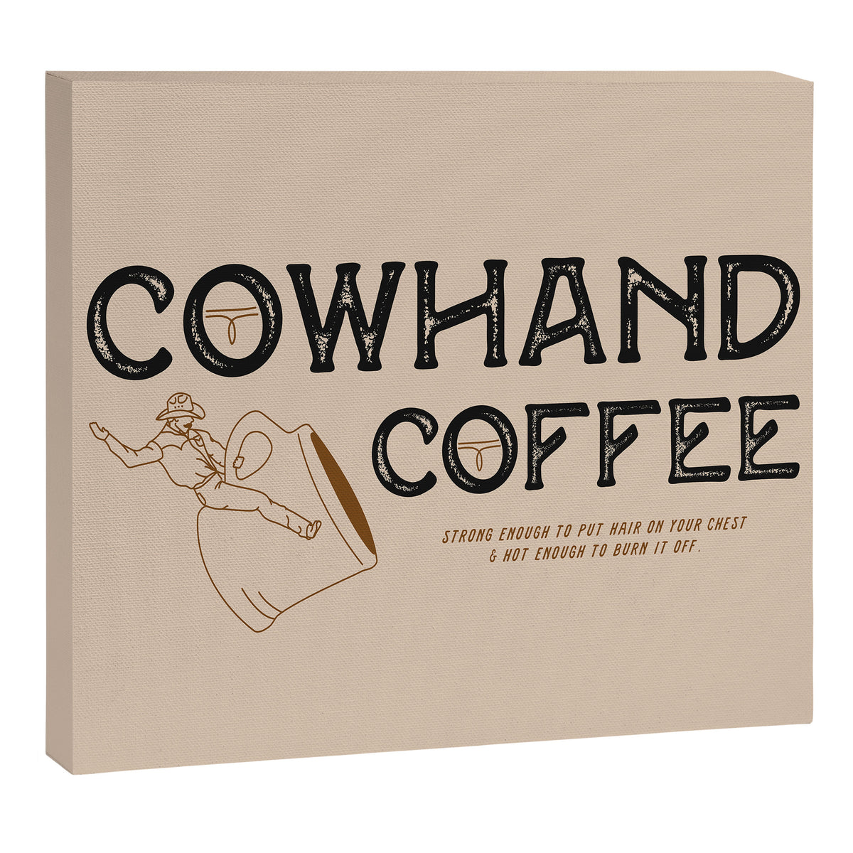 Cowhand Coffee - Rustic Canvas Print Gallery Image 8