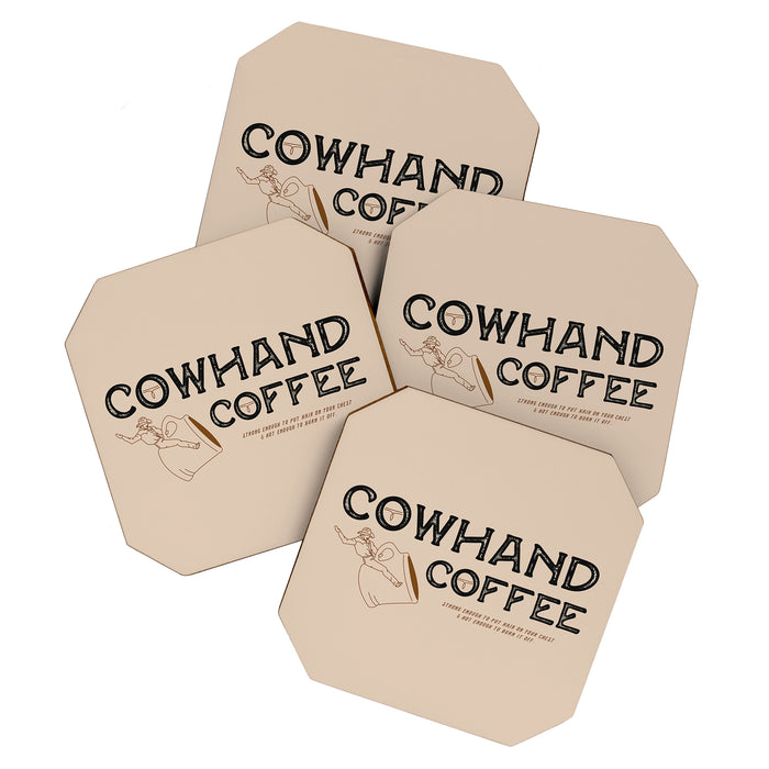Cowhand Coffee - Rustic Coaster Gallery Image 1