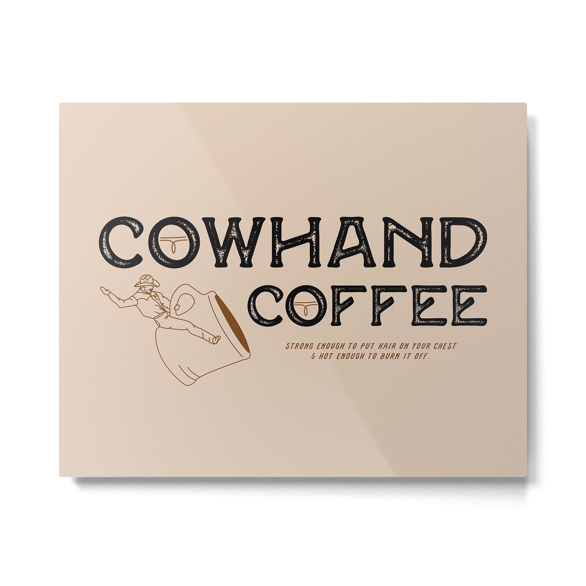 Cowhand Coffee - Rustic Metal Print Gallery Image 6