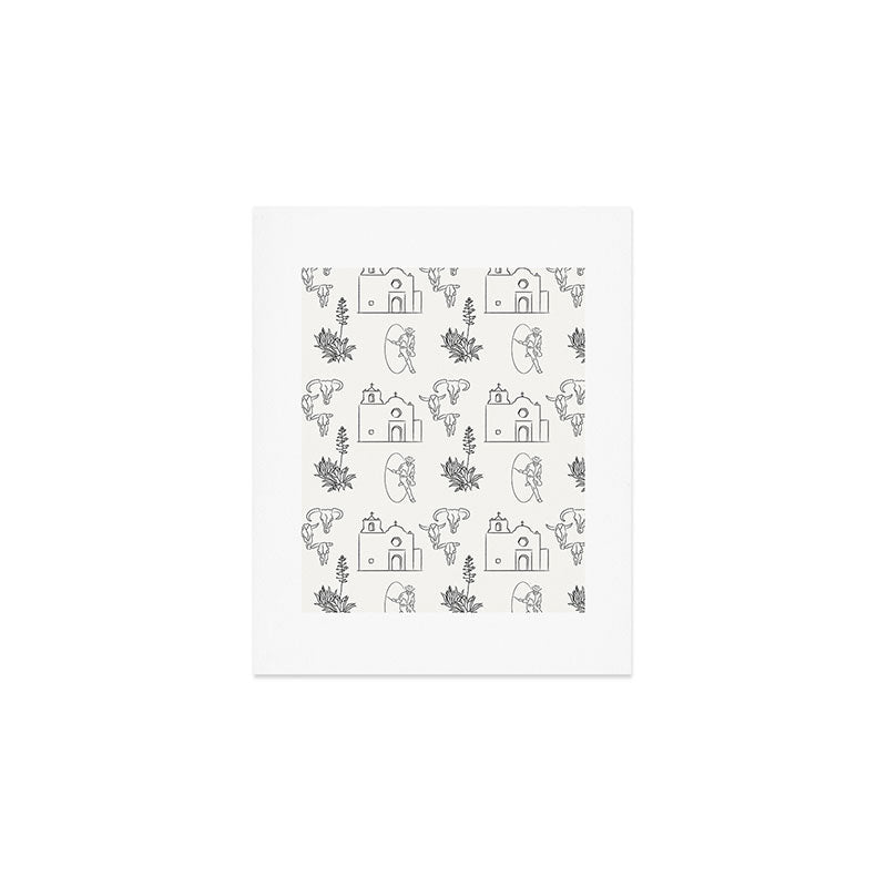 Dwellings of Goliad Art Print Gallery Image 1