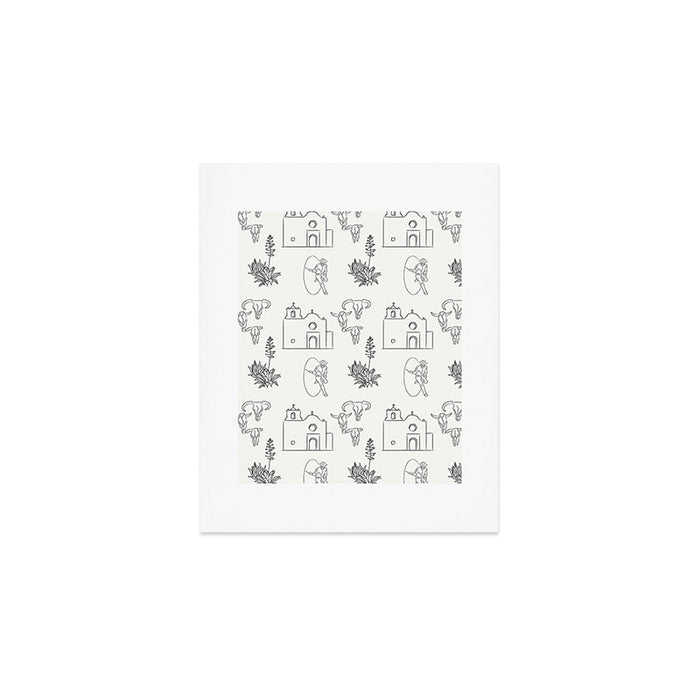 Dwellings of Goliad Art Print Gallery Image 1