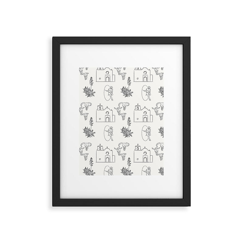Dwellings of Goliad Framed Art Print Gallery Image 6