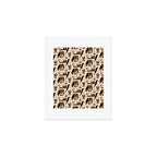 Electric Oasis - Black, Brown & Tan Art Print Gallery Image 1
